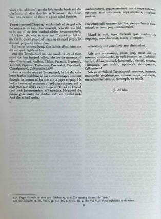 Florentine Codex. Part I: Introduction and Indices. Introductions, Sahagún's Prologues and Interpolations, General Bibliography, General Indices. Part II: Book I: The Gods. Translated from the Aztec into English, with Notes and Illustrations. (color XEROX)
