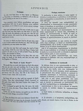 Florentine Codex. Part I: Introduction and Indices. Introductions, Sahag&uacute;n's Prologues and Interpolations, General Bibliography, General Indices. Part II: Book I: The Gods. Translated from the Aztec into English, with Notes and Illustrations. (color XEROX)