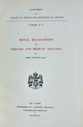 Royal excavations at Saqqara and Helwan (1941-1945)[newline]M1479f-02.jpeg