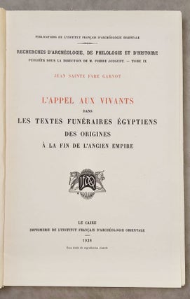 L'appel aux Vivants dans les textes funéraires égyptiens des origines à la fin de l’Ancien Empire[newline]M1482d-01.jpeg