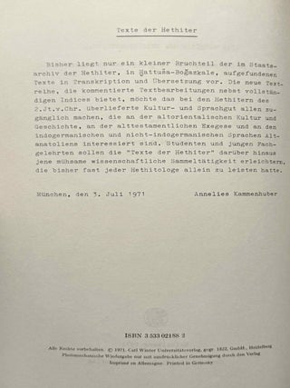 Ein hethitisches Ents&uuml;hnungsritual f&uuml;r das K&ouml;nigspaar Tuthaliia und Nikalmati