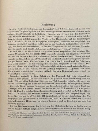 Mythen vom Gotte Kumarbi. Neue Fragmente.