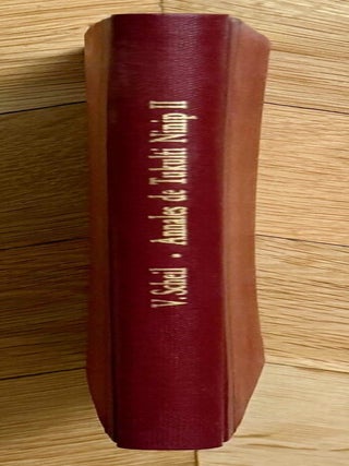 Item #M14851 Annales de Tukulti Ninip II, roi d'Assyrie 889-884. SCHEIL Vincent