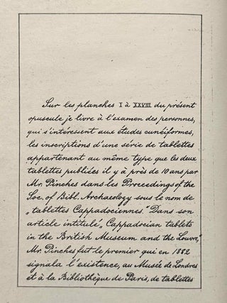 Vingt-quatre tablettes cappadociennes de la collection W. Gol&eacute;nischeff (XEROX)