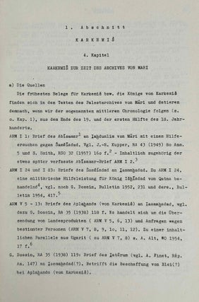 Geschichte Syriens im 2. Jahrtausend v.u.Z. Teil 1: Nordsyrien. Teil 2: Mittel- und Südsyrien. Teil 3: Historische Geographie und allgemeine Darstellung. (complete set)