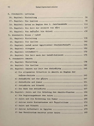 Geschichte Syriens im 2. Jahrtausend v.u.Z. Teil 1: Nordsyrien. Teil 2: Mittel- und S&uuml;dsyrien. Teil 3: Historische Geographie und allgemeine Darstellung. (complete set)