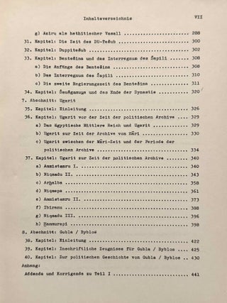 Geschichte Syriens im 2. Jahrtausend v.u.Z. Teil 1: Nordsyrien. Teil 2: Mittel- und S&uuml;dsyrien. Teil 3: Historische Geographie und allgemeine Darstellung. (complete set)