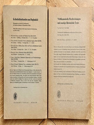 Geschichte Syriens im 2. Jahrtausend v.u.Z. Teil 1: Nordsyrien. Teil 2: Mittel- und S&uuml;dsyrien. Teil 3: Historische Geographie und allgemeine Darstellung. (complete set)