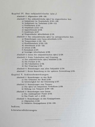 Über die Bildung der Modi im Altägyptischen