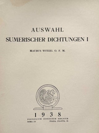 Auswahl sumerischer Dichtungen