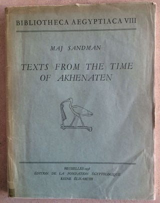 Item #M1489d Texts from the time of Akhenaten. SANDMAN Maj
