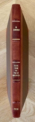 Item #M1489f Texts from the time of Akhenaten. SANDMAN Maj