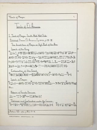 Texts from the time of Akhenaten