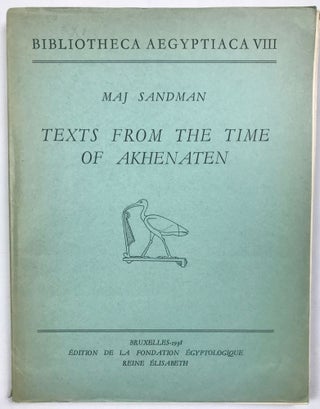 Item #M1489h Texts from the time of Akhenaten. SANDMAN Maj