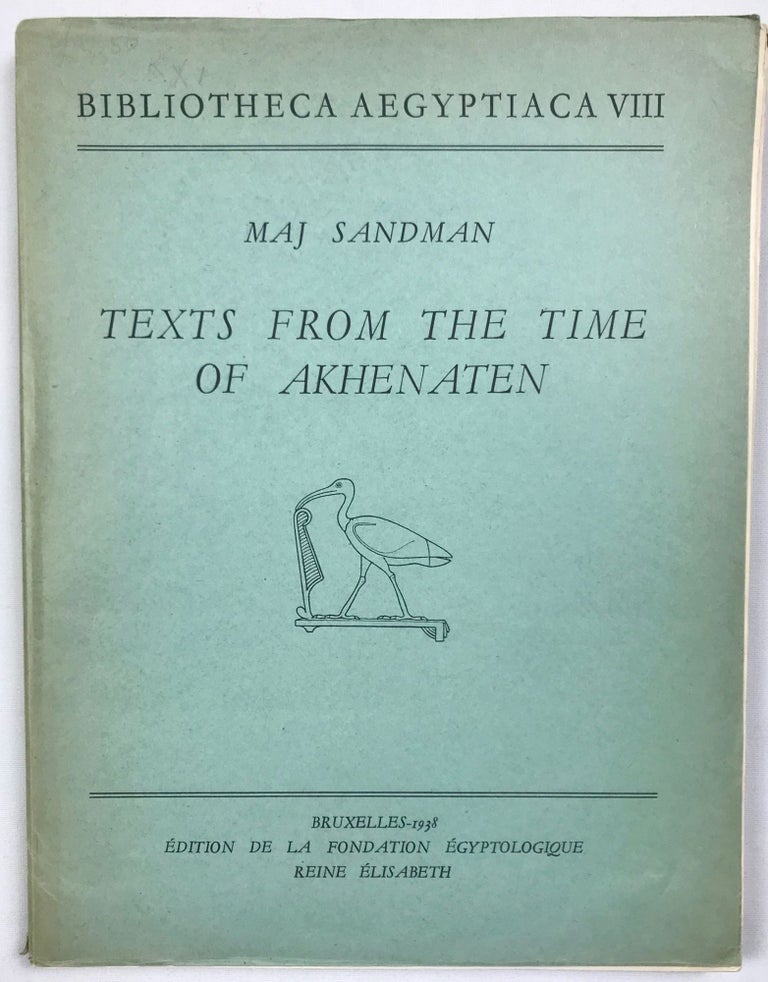 Item #M1489h Texts from the time of Akhenaten. SANDMAN Maj.[newline]M1489h.jpg