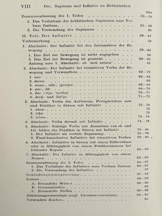 Supinum und Infinitiv im Hethitischen
