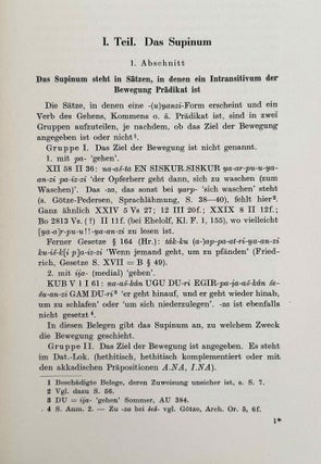 Supinum und Infinitiv im Hethitischen