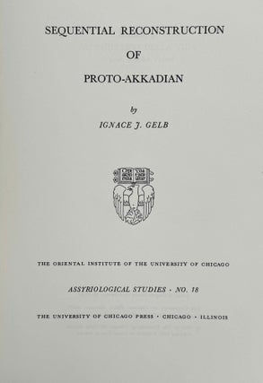Sequential reconstruction of Proto-Akkadian