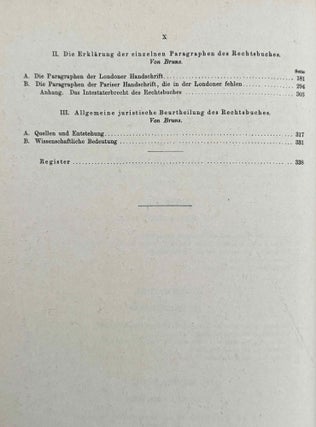 Syrisch-römisches Rechtsbuch aus dem fünften Jahrhundert