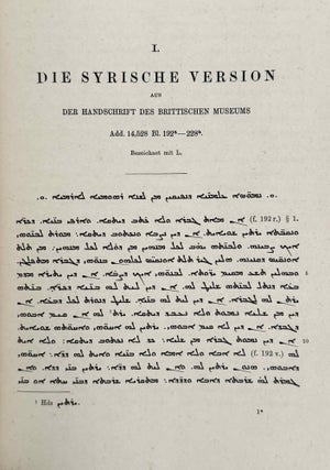 Syrisch-römisches Rechtsbuch aus dem fünften Jahrhundert