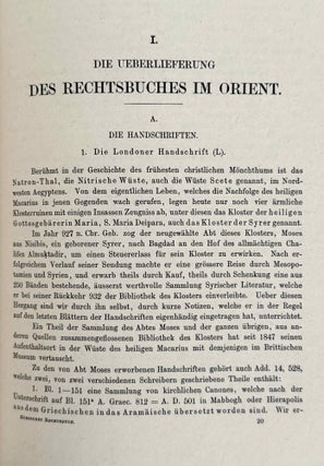Syrisch-römisches Rechtsbuch aus dem fünften Jahrhundert
