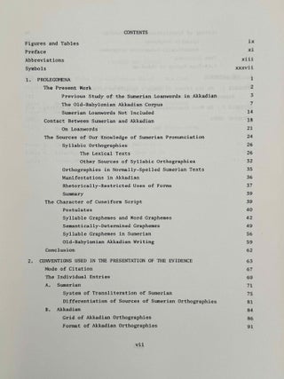 The Sumerian loanwords in Old-Babylonian Akkadian. Vol. 1: Prolegomena and evidence.