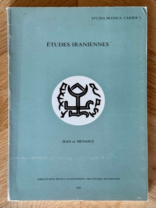 Item #M14940 Etudes iraniennes. MENASCE Jean, de
