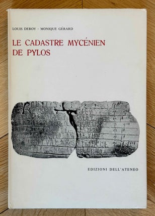 Item #M14943 Le cadastre mycénien de Pylos. DEROY Louis - GERARD Monique