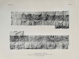 Les inscriptions phéniciennes du tombeau d'Ahiram, roi de Byblos
