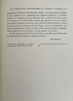 Les inscriptions phéniciennes du tombeau d'Ahiram, roi de Byblos