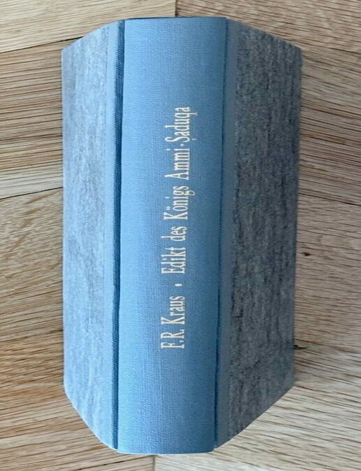 Item #M14992 Ein Edikt des K&ouml;nigs Ammi-Saduqa von Babylon (XEROX). KRAUS Fritz Rudolf.