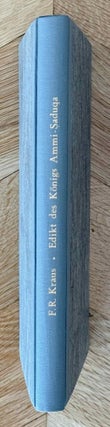 Item #M14992 Ein Edikt des Königs Ammi-Saduqa von Babylon (XEROX). KRAUS Fritz Rudolf