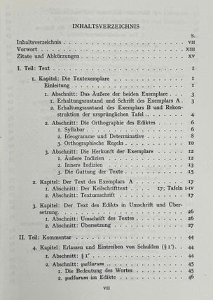 Ein Edikt des Königs Ammi-Saduqa von Babylon (XEROX)