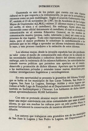 Gramática del idioma tz'utujil