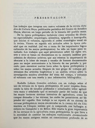 Estudios de cultura maya. Vol. XVII (1988).