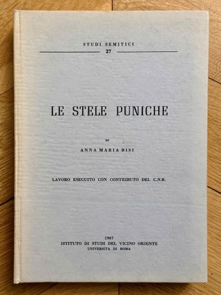 Item #M15028 Le stele puniche. BISI Anna Maria
