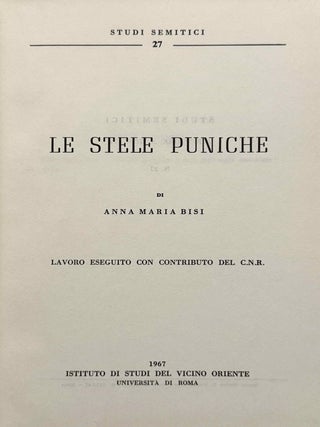 Le stele puniche