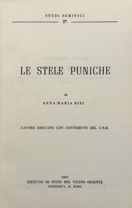 Le stele puniche