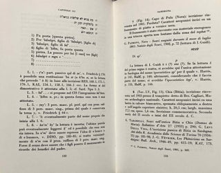 Le iscrizioni fenicie e puniche delle coloni in Occidente. Lavoro eseguito con contributo del C.N.R.