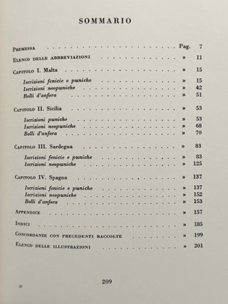 Le iscrizioni fenicie e puniche delle coloni in Occidente. Lavoro eseguito con contributo del C.N.R.