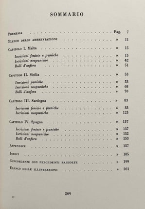 Le iscrizioni fenicie e puniche delle coloni in Occidente. Lavoro eseguito con contributo del C.N.R.