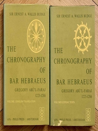 Item #M15030 The chronography of Gregory Ab&ucirc;'l Faraj, the son of Aaron, the Hebrew...