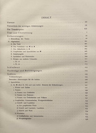 Die hethitisch-akkadische bilingue des Hattusili I. (Labarna II.)