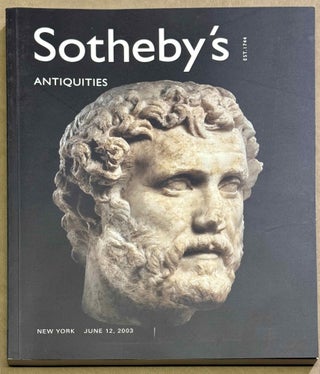 Item #M15048 Sotheby's. Antiquities (Egyptian, Greek, Etruscan, Roman and Western Asiatic)....