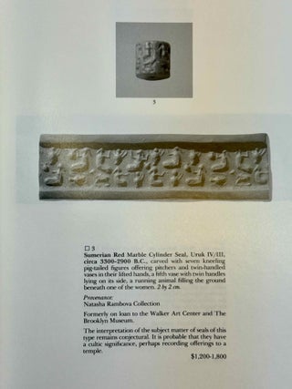 Sotheby's. The Martin Stansfeld collection of ancient art. Auction, New York, Friday, December 2, 1988.