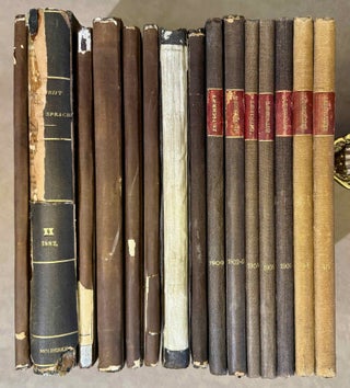 Item #M15050 Zeitschrift für Ägyptische Sprache und Altertumskunde. Set of 16 issues. Band 19...