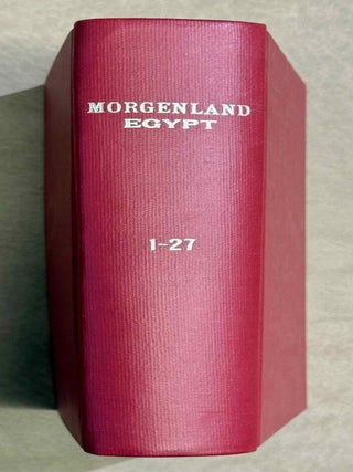 Item #M15054 EGYPT. Beihefte zum Alten Orient (then Morgenland. Darstellungen aus Geschichte und...