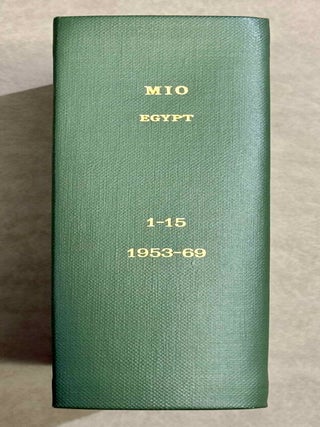 Item #M15056 Mitteilungen des Instituts f&uuml;r Orientforschung, vol. 1 (1953) to 15 (1969). Set of...
