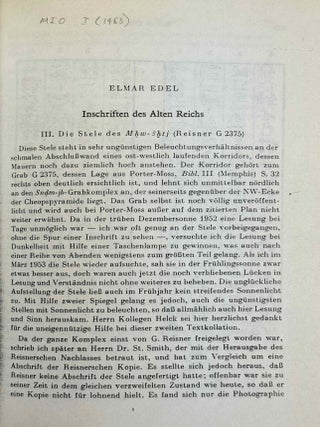 Mitteilungen des Instituts f&uuml;r Orientforschung, vol. 1 (1953) to 15 (1969). Set of 53 articles, which are all those related to EGYPT. Mostly in XEROX.