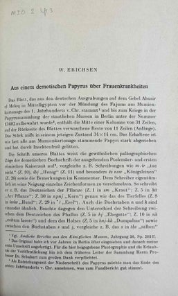 Mitteilungen des Instituts für Orientforschung, vol. 1 (1953) to 15 (1969). Set of 53 articles, which are all those related to EGYPT. Mostly in XEROX.